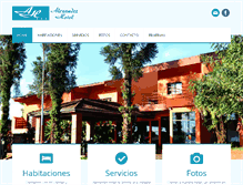 Tablet Screenshot of alexanderhotel.com.ar