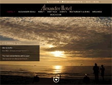 Tablet Screenshot of alexanderhotel.nl